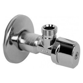Torneira de esquadria 1/2'' x 3/8'' A-80MAC anti-calcário com manípulo de metal, Arco NOV77MAC