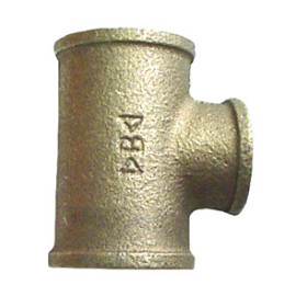 Tê de 1'' x 1/2'' x 1'' bronze