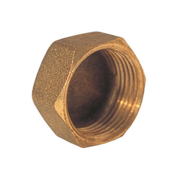 Tampão fêmea de 1/4'' latão