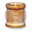 União fêmea-fêmea de 1/4'' bronze
