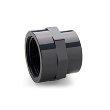 União fêmea-fêmea redução 1''1/2 x 1''1/4 PVC, EN10226-1, PN10