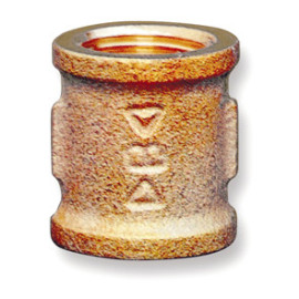 União fêmea-fêmea de 3/4'' bronze