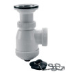 Sifão garrafa curto 1''1/2 com válvula 70 mm com saída 40 mm, B-3C-A