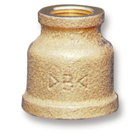 União fêmea-fêmea de 3/8" x 1/4" bronze