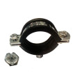 Abraçadeira com borracha M8 aço inox AISI 304 249-255 mm