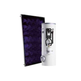 Kit solar forçado Solar Easy PR PEP 150/1 SLIM 200 SCP cobertura plana, Baxi 7728125