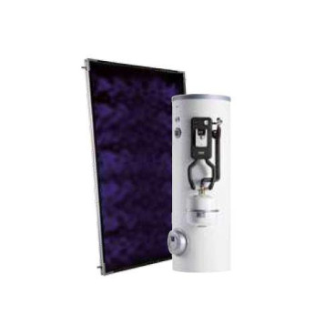 Kit solar forçado Solar Easy PR PEP 200/1 SLIM 200 SCP cobertura plana, Baxi 7728127