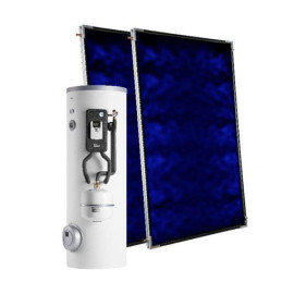 Kit solar forçado Solar Easy PR PEP 200/2 SLIM 200 SCP cobertura plana, Baxi 7728129