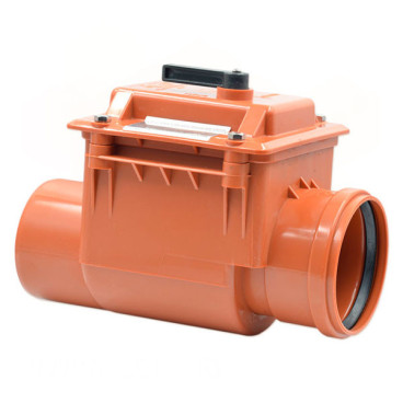 Válvula de retenção para esgoto Classica 200 mm com fecho de segurança, Redi 1552091