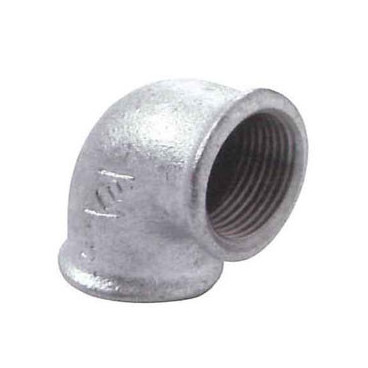 Joelho fêmea-fêmea 1/4" galvanizado