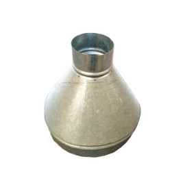 União redução galvanizada 300 x 100 mm Spiro