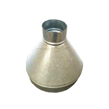 União redução galvanizada 300 x 100 mm Spiro