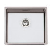 Cuba BOX LUX 45 aplicação inferior, válvula redonda, 500x450 mm, com válvula e sifão incluídos, Rodi G07N1AD10623A0