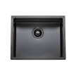 Cuba BOX LUX 50 cinza, aplicação inferior, 550x450 mm, com válvula e sifão incluídos, Rodi G08N1AG10623A0C