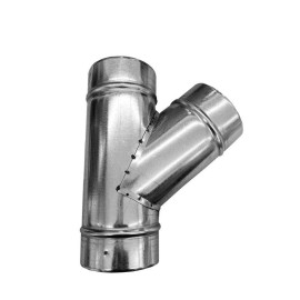 Bifurcação galvanizado de 100 mm Spiro