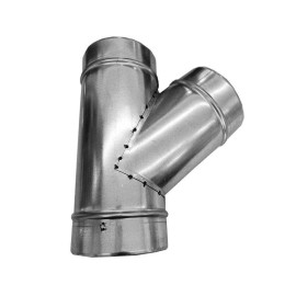 Bifurcação galvanizado de 125 mm Spiro