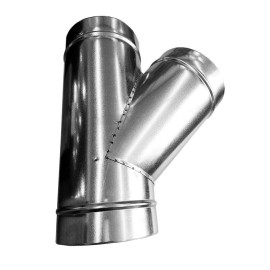 Bifurcação galvanizado de 200 mm Spiro