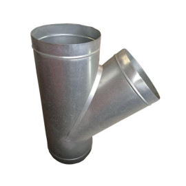Bifurcação galvanizado de 400 mm Spiro