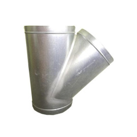 Bifurcação galvanizado de 450 mm Spiro