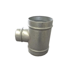 Tê reduzido galvanizado de 150 x 100 mm Spiro
