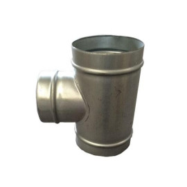 Tê reduzido galvanizado de 150 x 125 mm Spiro