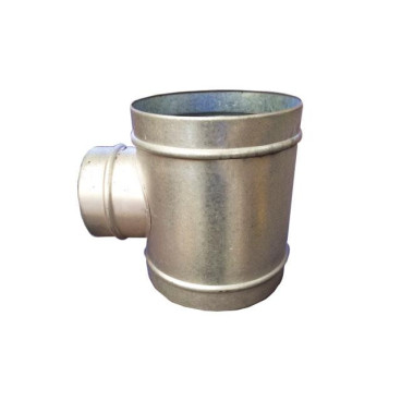 Tê reduzido galvanizado de 200 x 125 mm Spiro