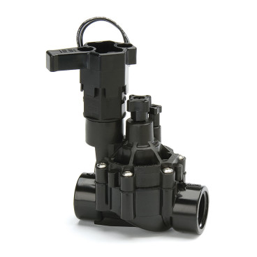 Electroválvula 100DV de rosca femêa 1'', 24 VAC com regulador de caudal, Rainbird