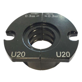 Matriz U de 20 mm para alicate manual de cravamento 16-32mm