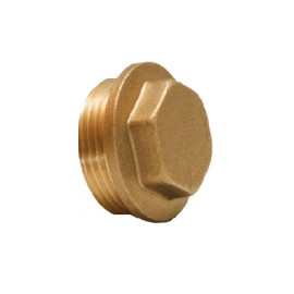 Tampão macho de 2''1/2 latão