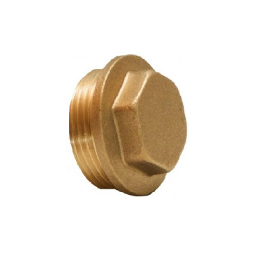 Tampão macho de 2''1/2 latão