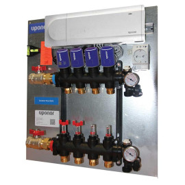 Comfort Port DUO 10 saídas esquerda + Smatrix Base Pulse + módulo de expansão, Uponor 1092848