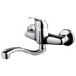 Torneira monocomando de cozinha à parede Basiq, W7 WBASIQ006