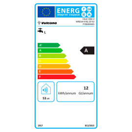 Esquentador WRD14-4 KG gás natural, Click! HDG 2, 14 l/min, exaustão natural, Vulcano 7736506067