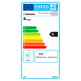 Termoacumulador NaturaAqua 15L ligações inferiores 1,5 kW vertical 7736504758 Vulcano