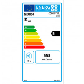 Termoacumulador 15 L Concept N 4 vertical, 1200 W, ErP B, Thermor 221090