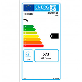 Termoacumulador 30 L Concept N 4 vertical, 1200 W, ErP C, Thermor 231089