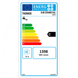 Termoacumulador Slim Ceramics 50L multiposição, 2100 W, ErP C, Thermor 241079