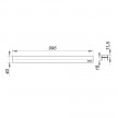 Tampa para decor CeraLine 1000 mm 520760 Dallmer
