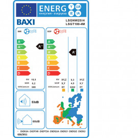 Unidade exterior Anori Multisplit LSGT100-4M, R32, ar condicionado Baxi 7711422