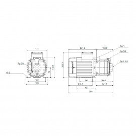 Bomba centrífuga horizontal CM 5-5A (1x230V) 92880796 Grundfos