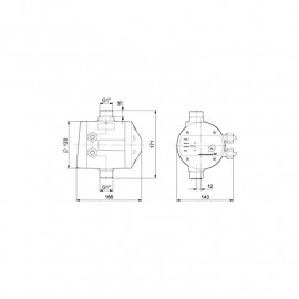 Controlador PM1-1,5 bar, Grundfos 96848693