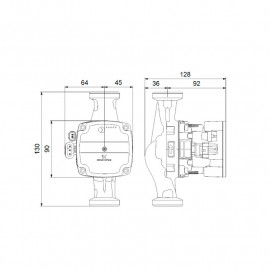 Circulador Alpha Solar 15-75 (130 mm), Grundfos 98989298