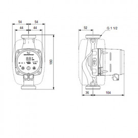 Circulador doméstico Alpha2 25-40 180 mm 99411165 Grundfos