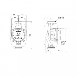Circulador doméstico Alpha2 25-40 130 mm 99411143 Grundfos