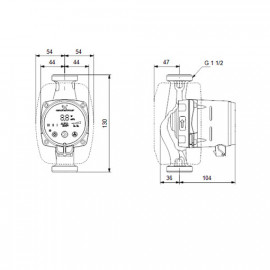 Circulador Alpha2 25-40 130 mm, Grundfos 99411143
