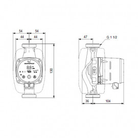 Circulador Alpha2 25-60 130 mm, Grundfos 99411150