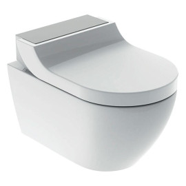 Sanita bidé suspensa AquaClean Tuma Comfort aço inox escovado, Geberit 146.290.FW.1