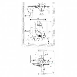Bomba efluentes SEG 40.09.2.50B, 400 V, Grundfos 96075897