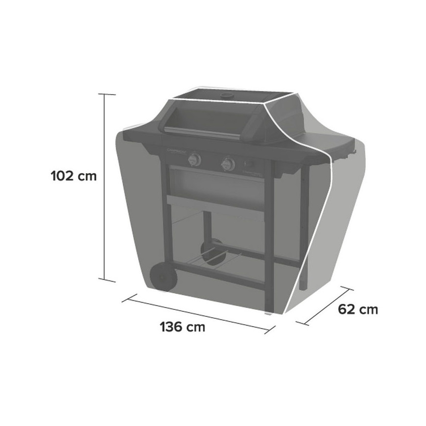 Cobertura para barbecue Universal M (136 x 62 x 102 cm) 2000037295