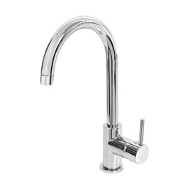 Torneira monocomando de cozinha bica alta curva Dart, W7 WDART005/1